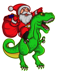 Santa Claus Sweater Dad Christmas Dino Trex Tree Rex Meaningful Gift T-Shirt