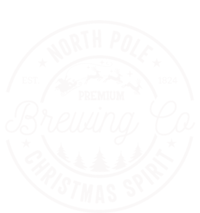 North Pole Brewing Co Christmas Santa North Pole Matching T-Shirt