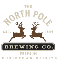 North Pole Brewing Co Christmas Santa North Pole Matching T-Shirt