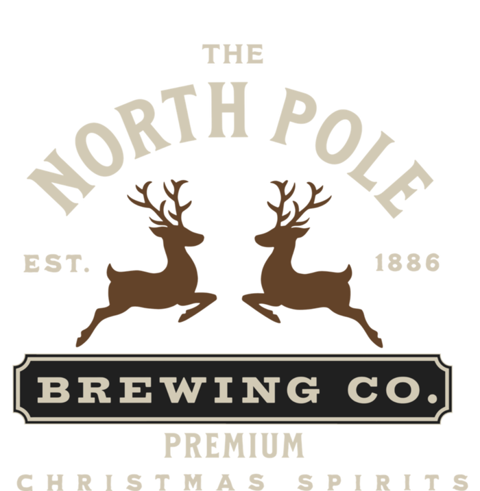 North Pole Brewing Co Christmas Santa North Pole Matching T-Shirt