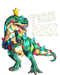 X Mas Christmas Trex Tyrannosaurus Christmas Tree Rex Gift T-Shirt