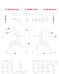 Funny Sleigh All Day Ugly Christmas Sweater Reindeer Holiday Gift T-Shirt