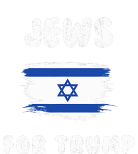 Jewish Israel Flag Jews for Trump  Women's Strappy Tank