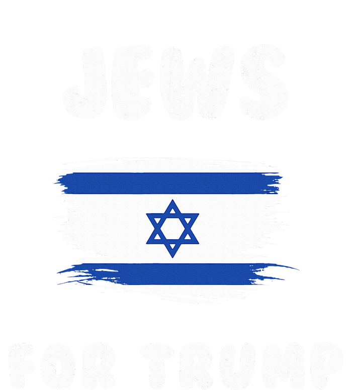 Jewish Israel Flag Jews for Trump  Women's Strappy Tank