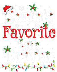 Funny Xmas Lighting Santas Favorite Bus Driver Christmas Softstyle Adult Sport Polo