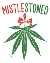 Mistlestoned Shirts Weed Stoner Christmas Gift Marijuana 420 T-Shirt