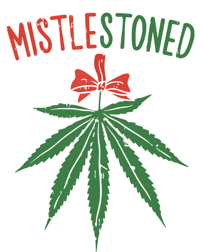 Mistlestoned Shirts Weed Stoner Christmas Gift Marijuana 420 T-Shirt