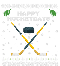 Happy Hockeydays Xmas For Lovers Pom Pom 12in Knit Beanie