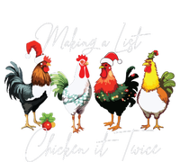 Christmas Chicken Lover Xmas Santa Hat Funny Farm Gift Women's Tri-Blend 3/4-Sleeve Raglan Shirt