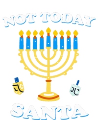 Funny Hanukkah Not Today Santa Jewish Chanukah  Yupoong Adult 5-Panel Trucker Hat