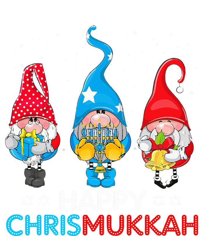 Happy Chrismukkah Gnomes Christmas Hanukkah Jewish Holiday  Women's Racerback Tank