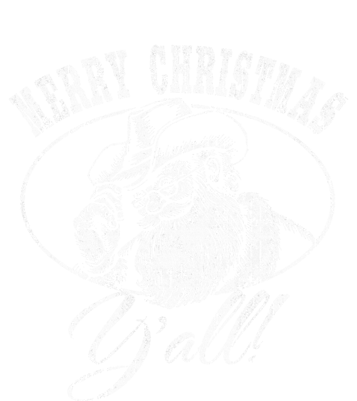 Merry Christmas Y'all Funny Country Cowboy Santa Claus  T-Shirt