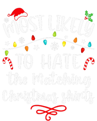 Most Likely To Hate Matching Christmas Funny Family Matching  Zip Tote Bag