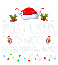 Most Likely To Watch All The Football Games Family Christmas  Infant Baby Jersey Bodysuit