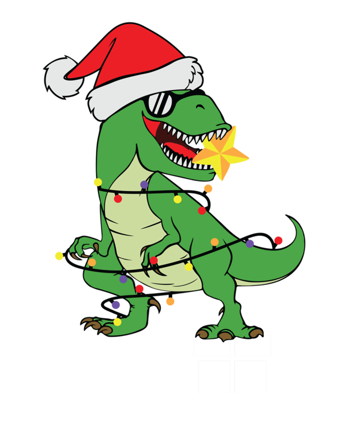 Christmas Dinosaur Tree Rex Merry Trexmas Gift Premium T-Shirt