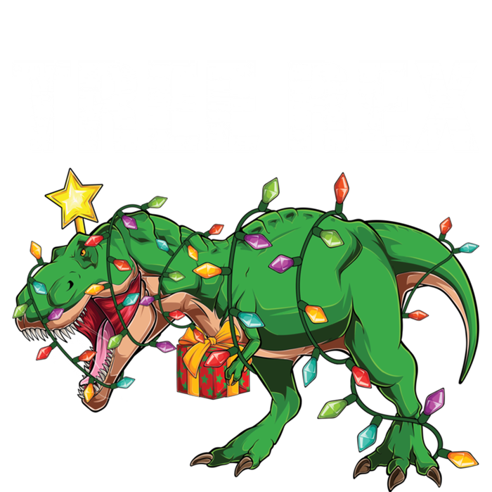 Christmas Dinosaur Tree Rex Xmas Lights T Rex Dinosaur Gift Sweatshirt Cinch Pack Bag