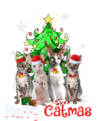 Christmas Tree Cornish Rex Cat Merry Catmas Xmas Cat Funny Gift T-Shirt