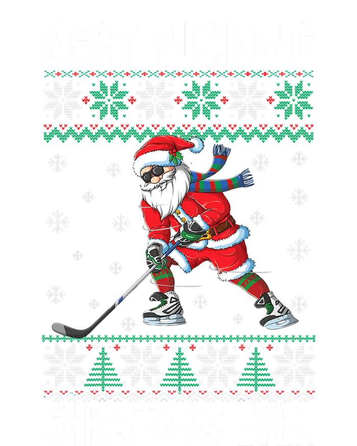 Funny Santa Claus Christmas Ice Hockey Ugly Sweater Meaningful Gift T-Shirt