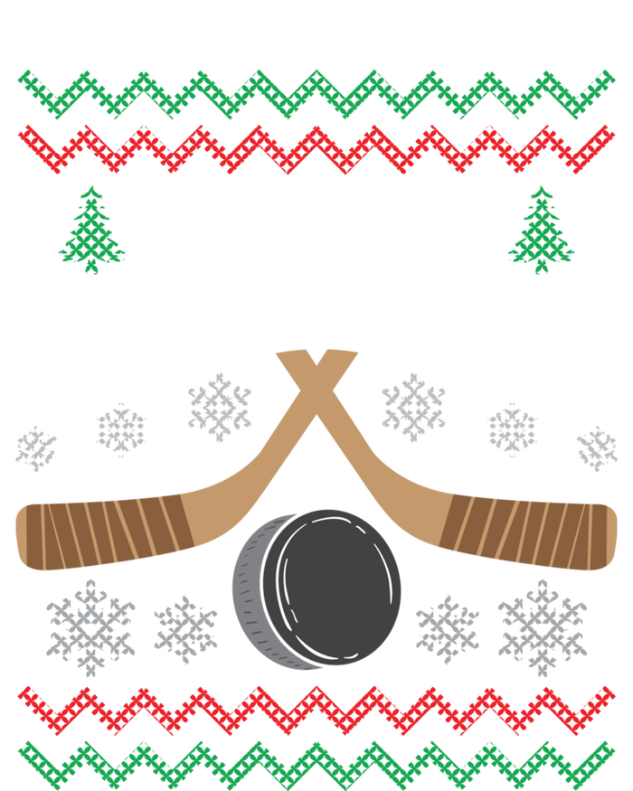 Happy Hockey Days Ugly Christmas Sweater Gift Gift Poster