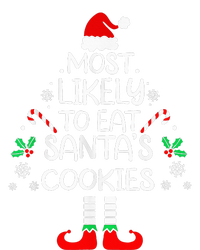 Most Likely To Eat Santas Cookies Christmas Family Matching  T-Shirt