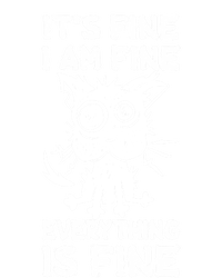 ItS Fine IM Fine Everything Is Fine Black Cat Stressedout Gift T-Shirt