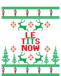 Le Tits Now Christmas Let It Snow Ugly Sweater Party Funny Gift Premium Hoodie