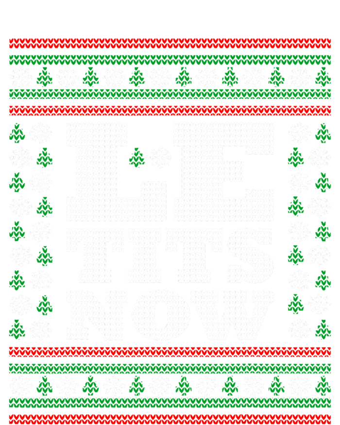 Le Tits Now Ugly Christmas Let It Snow Funny Xmas Party Gift T-Shirt