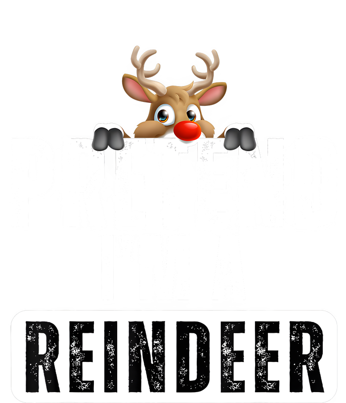 Pretend Im A Reindeer Easy Christmas Costume Magnet