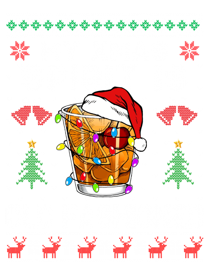 My Christmas Spirit Is Old Fashioned Whiskey Ugly Christmas Meaningful Gift V-Neck T-Shirt