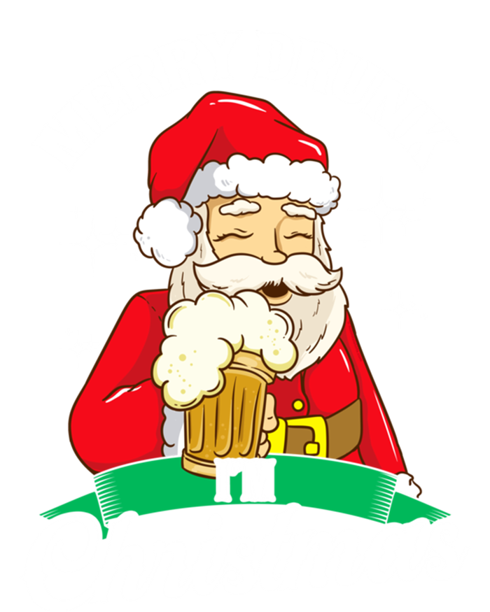 Santa Claus Merry Drunk I’M Christmas Print Funny Gift Tie-Dye Long Sleeve Shirt