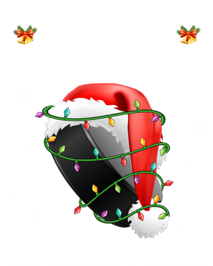 This Is My Christmas Pajama Hockey Xmas Tree Lights Sport Great Gift T-Shirt