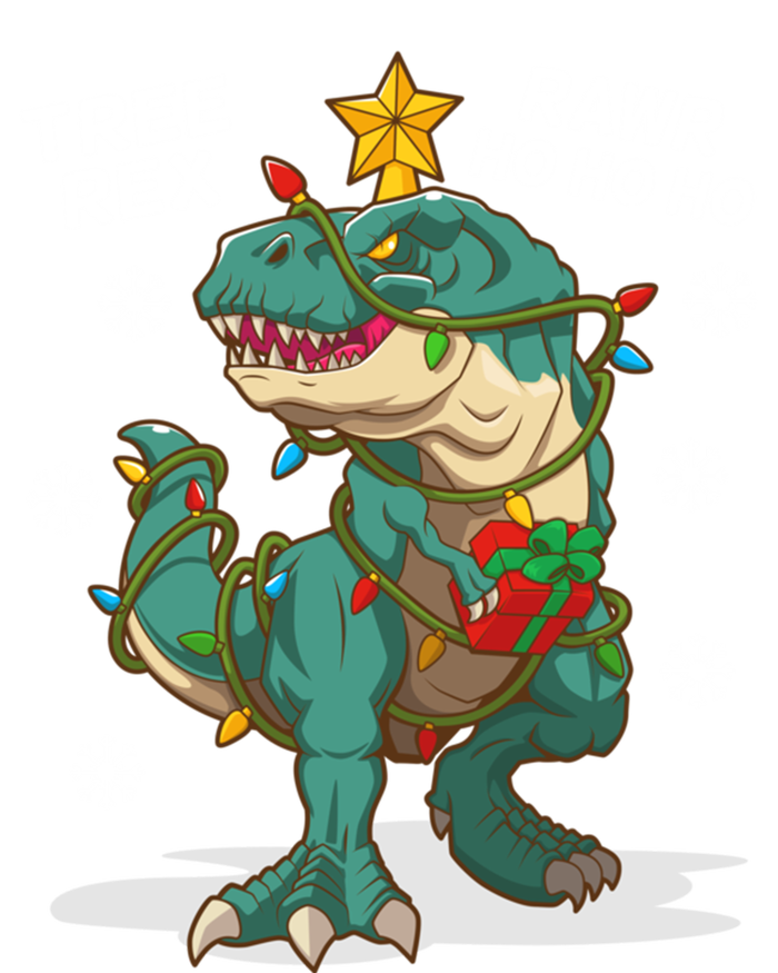 Tree Rex Christmas Tree Dinosaur Costume For Christma Cute Gift Tie Dye Hoodie