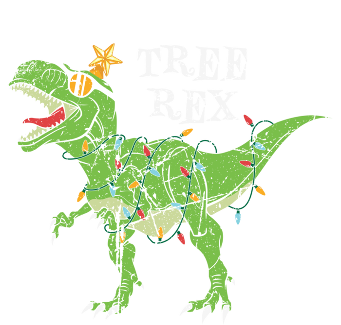 Tree Rex Dinosaur Funny Cute Christmas Pajama Xmas Vintage Gift Softstyle Adult Sport Polo