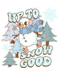 Up To Snow Good Cute Vintage Christmas Season Design Gift Short Acrylic Beanie