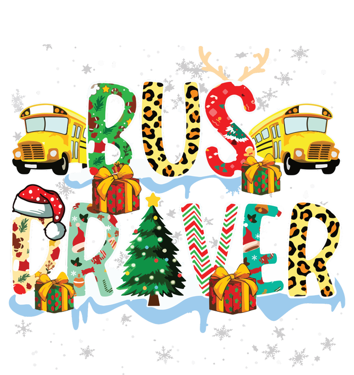 Bus Driver Christmas School Bus Driver Xmas Party T-Shirt