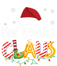 Bus Driver Claus Santa Hat Xmas Light Christmas Bus Driver T-Shirt