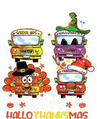 Bus Driver Happy Hallothanksmas Thanksgiving Christmas Bumper Sticker