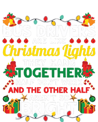 Bus Drivers Are Like Christmas Lights Christmas Bus Driver Long Sleeve Pajama Set