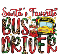 Funny Santas Favorite School Bus Driver Christmas Pajama Baby Bodysuit