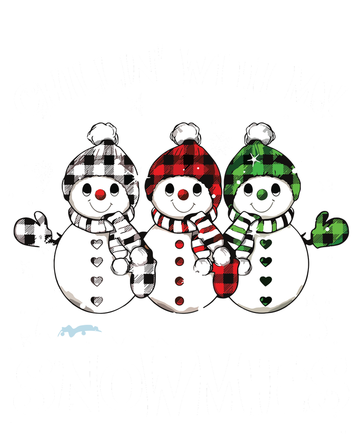 Chillin With My Snowmies Family Pajamas Snowman Christmas T-Shirt