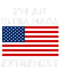 IM An Ultra Maga Extremist America Flag Quote Women's Perfect Tri Tunic Long Sleeve Shirt