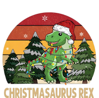 Retro Vintage Christmasaurus Rex Dinosaur Merry Christmas T-Shirt