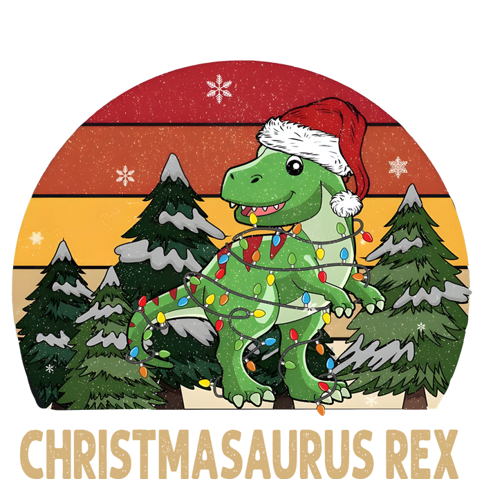 Retro Vintage Christmasaurus Rex Dinosaur Merry Christmas T-Shirt