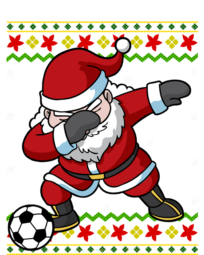 Santa Claus Soccer Dabbing Christmas Magnet