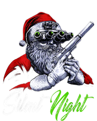 Christmas Santa Claus Guns Silent Night Santa T-Shirt