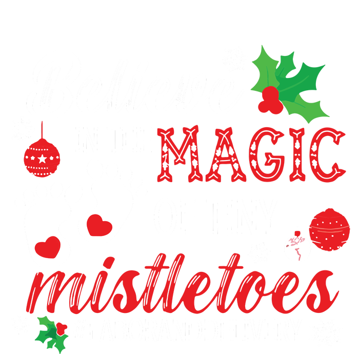 Magic Of Tiny Mistletoes Labor And Delivery Christmas T-Shirt