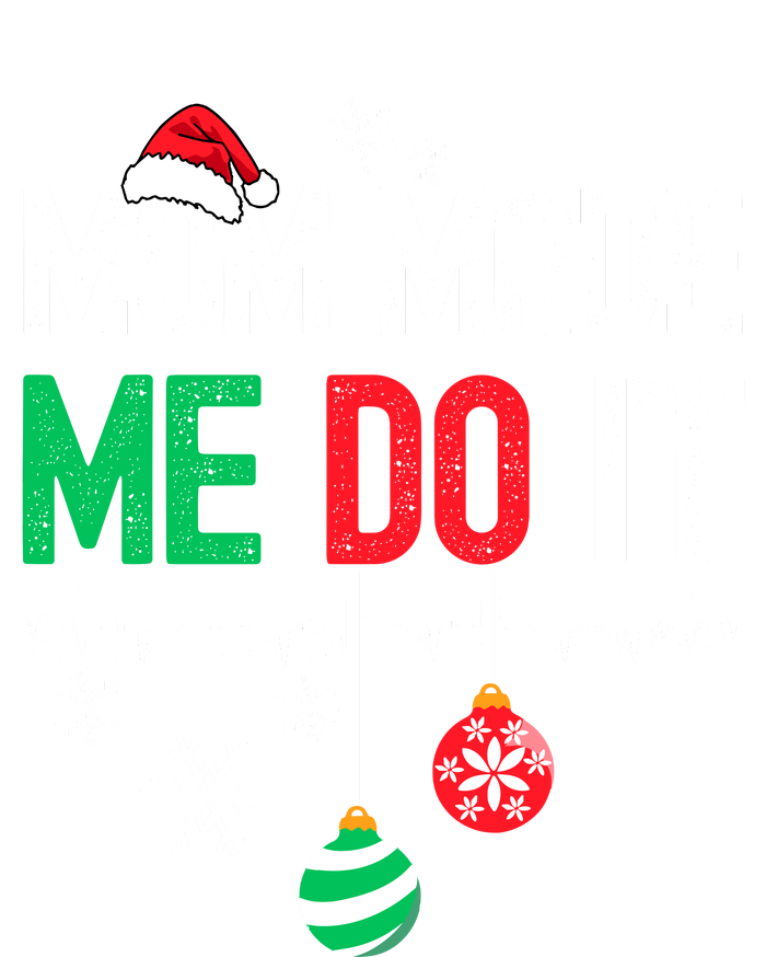 Family Christmas Pajamas Matching Mom Made Me Do It T-Shirt