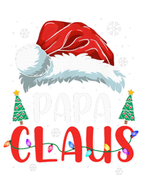 Papa Claus Christmas Lights Pajama Family Matching Sweatshirt Cinch Pack Bag