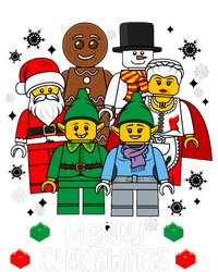 Merry Christmas Building Bricks Santa Elf Snowman Figures Performance Fleece Hoodie