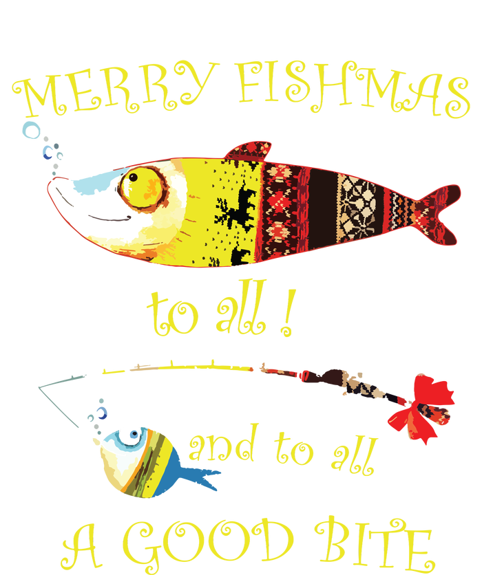 Christmas Fishermans Merry Fishmas To All Fishing T-Shirt